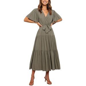 Leon Gori Womens  Midi Dress